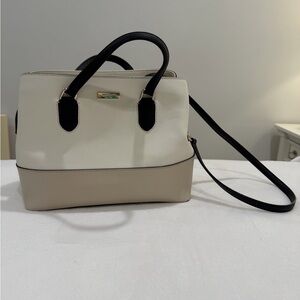 Kate Spade Black and Cream Satchel